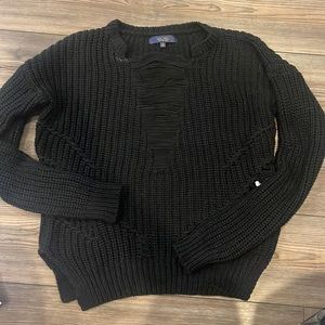 Rachel Roy distressed sweater